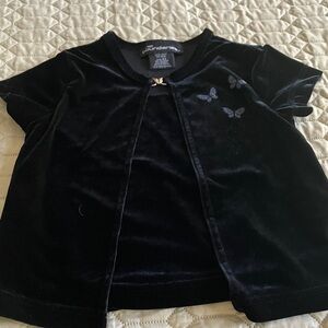 No Boundaries Black Velvet Kids Top